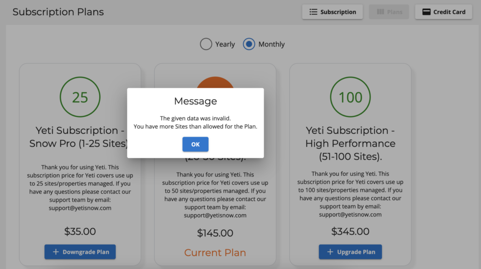 How do I Change my Subscription Plan?