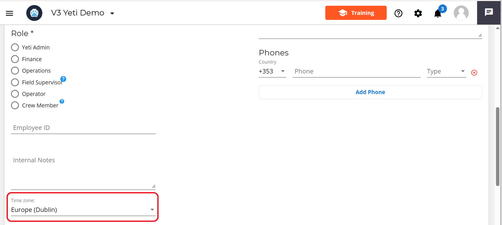 Creating and Editing Users