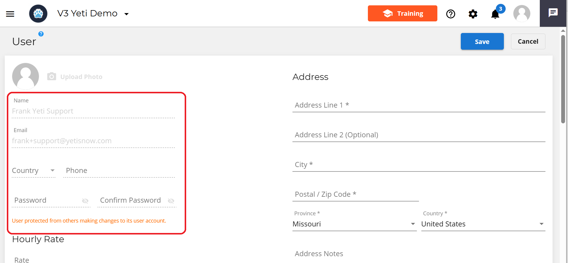 Creating and Editing Users